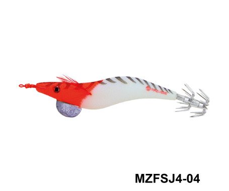 AQUA MARINE - Cloth Squid Jig Lure with Glow (4)